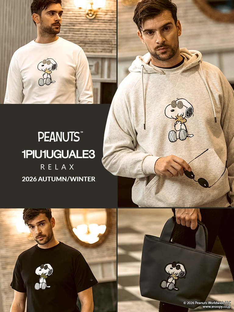 1PIU1UGUALE3 RELAX(ウノピゥウノウグァーレトレ リラックス)26AW新作アイテム登場！