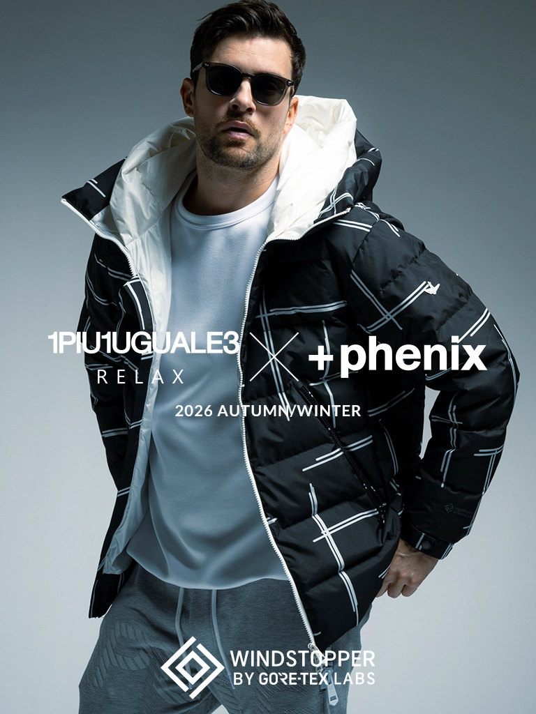 1PIU1UGUALE3 RELAX × +phenix｜SHIFFON