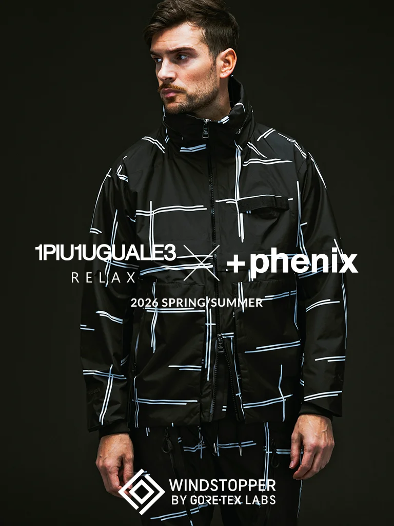 1PIU1UGUALE3 RELAX × +phenix｜SHIFFON