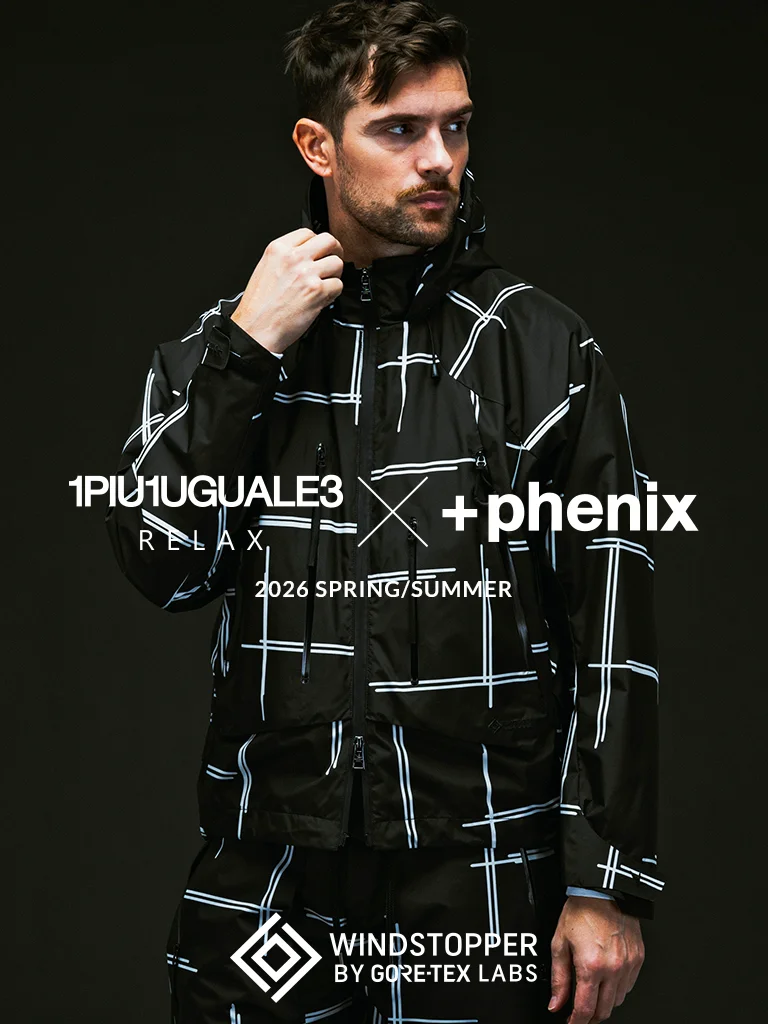 1PIU1UGUALE3 RELAX × +phenix｜SHIFFON