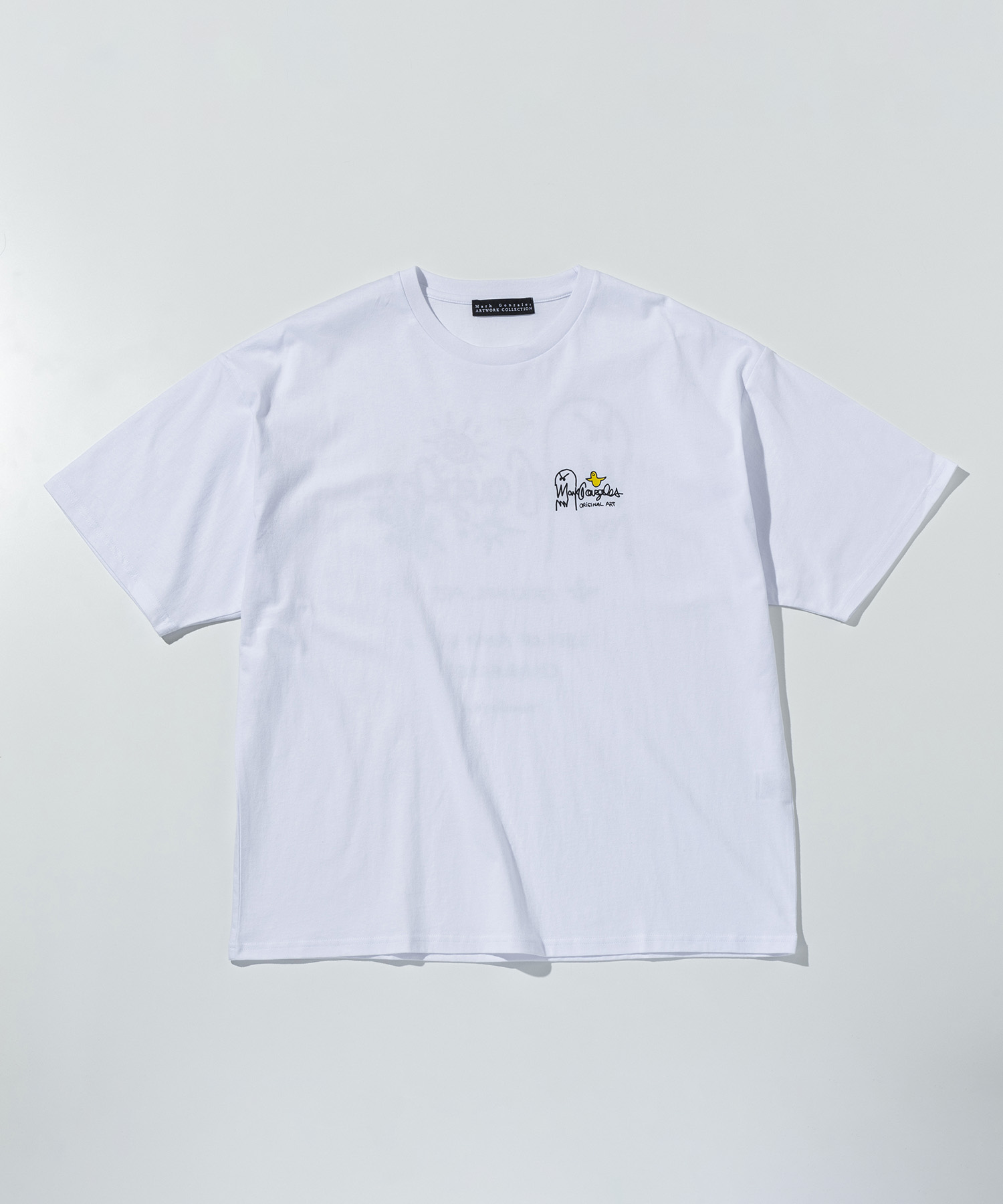Plantation アートプリント ホワイト 半袖Tシャツ プランテーション MARK GONZALES ARTWORK COLLECTION(マーク ゴンザレス)バック