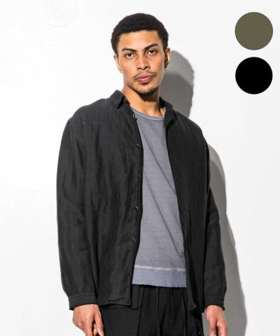 C DIEM(カルペディエム)ヘンプ混製品染シャツ