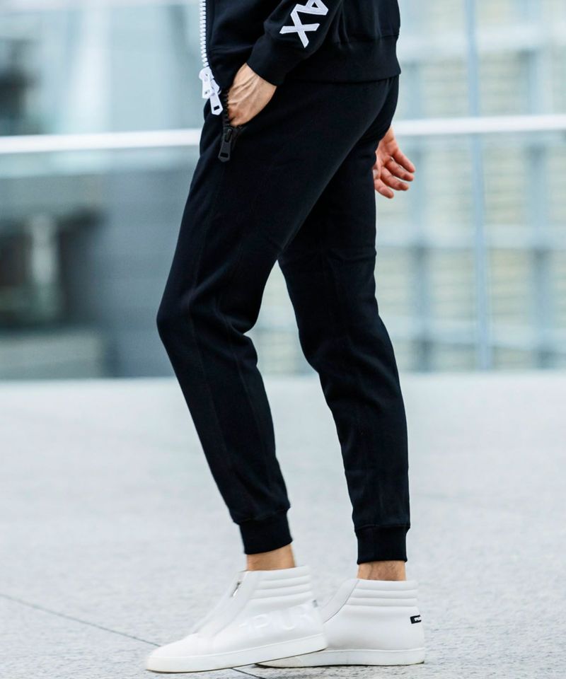 1PIU1UGUALE3 - BIKER RIB PANTS / スキューバ ダブルジャージ