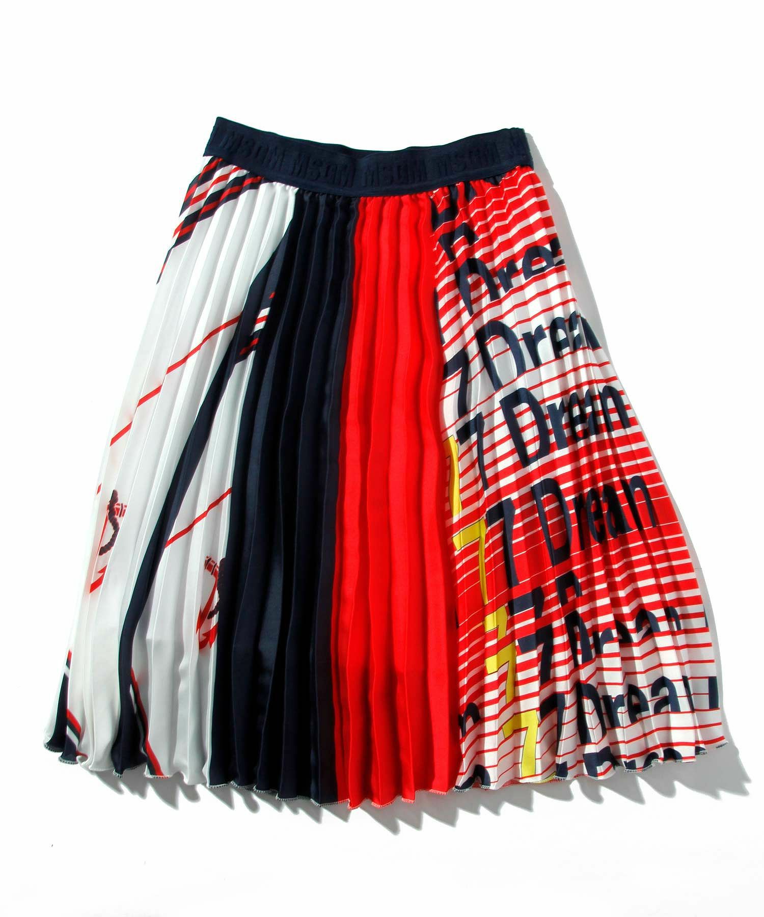 MSGM(エムエスジーエム)Kids & Junior 配色プリーツスカート | SHIFFON  