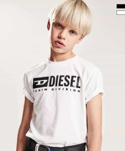 DIESEL(ディーゼル)Kids & Junior プリント半袖Tシャツカットソー