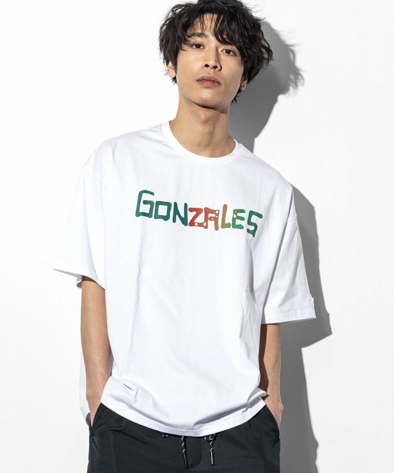 Mark Gonzales(マーク ゴンザレス)イラストプリントハーフスリーブカットソー SHIFFON公式通販サイト|SHIFFON ONLINE STORE 希少デザイン!マークゴンザレスビッグプリントカットソーパーカーブラックゆったり