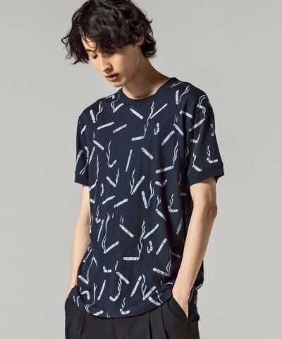 VIKTOR&ROLF(ヴィクター＆ロルフ)総柄ジャージーTシャツ