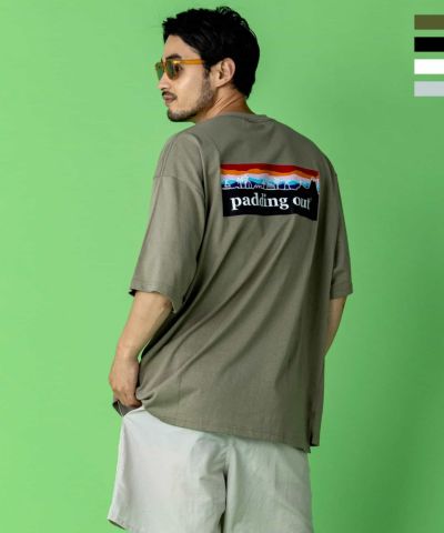 KGFR(カガフリ)padding outバックプリントカットソー/Tシャツ/TEE/