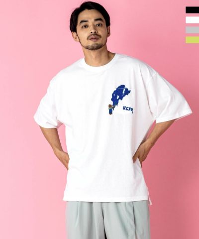 KGFR(カガフリ)PAINT BEARポケットカットソー/Tシャツ/TEE/ベア