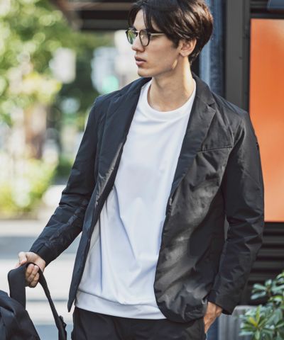 +phenix(プラスフェニックス)撥水加工 防風 2WAY STRETCH Attacking Jacket ジャケット/シングル/ダウン/ポケッタブル/パーカー/ストレッチ/撥水/防風