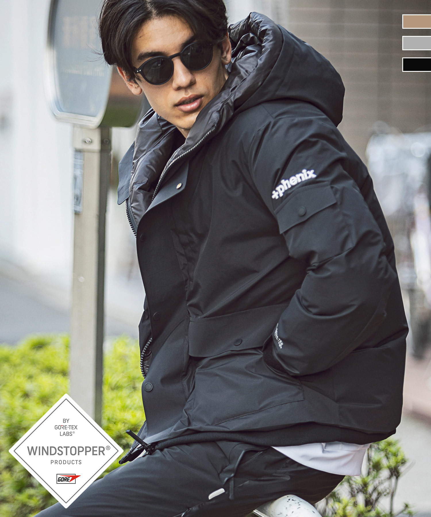 phenix YOKE ブラックジャンパー YOKE/ヨーク】×Phenix WINDSTOPER by 