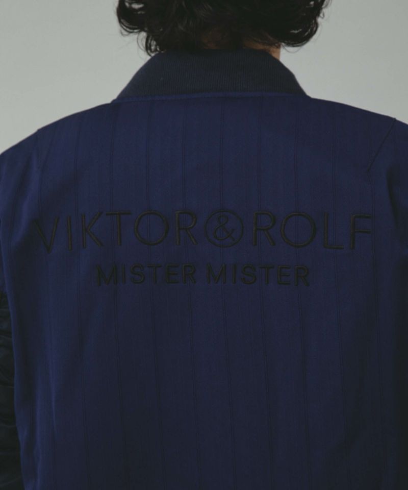 VIKTOR&ROLF(ヴィクター＆ロルフ)バックストライプブルゾン/V&R MISTER