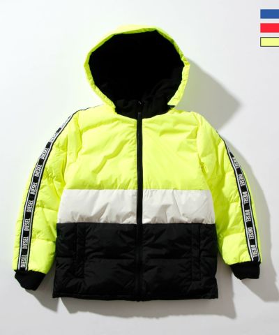 DIESEL(ディーゼル)Kids & Junior フーディーパディングジャケットブルゾン