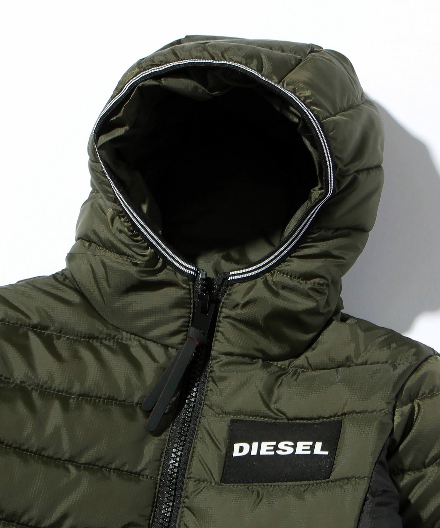 DIESEL(ディーゼル)Kids & Junior フーディーパディングジャケット 