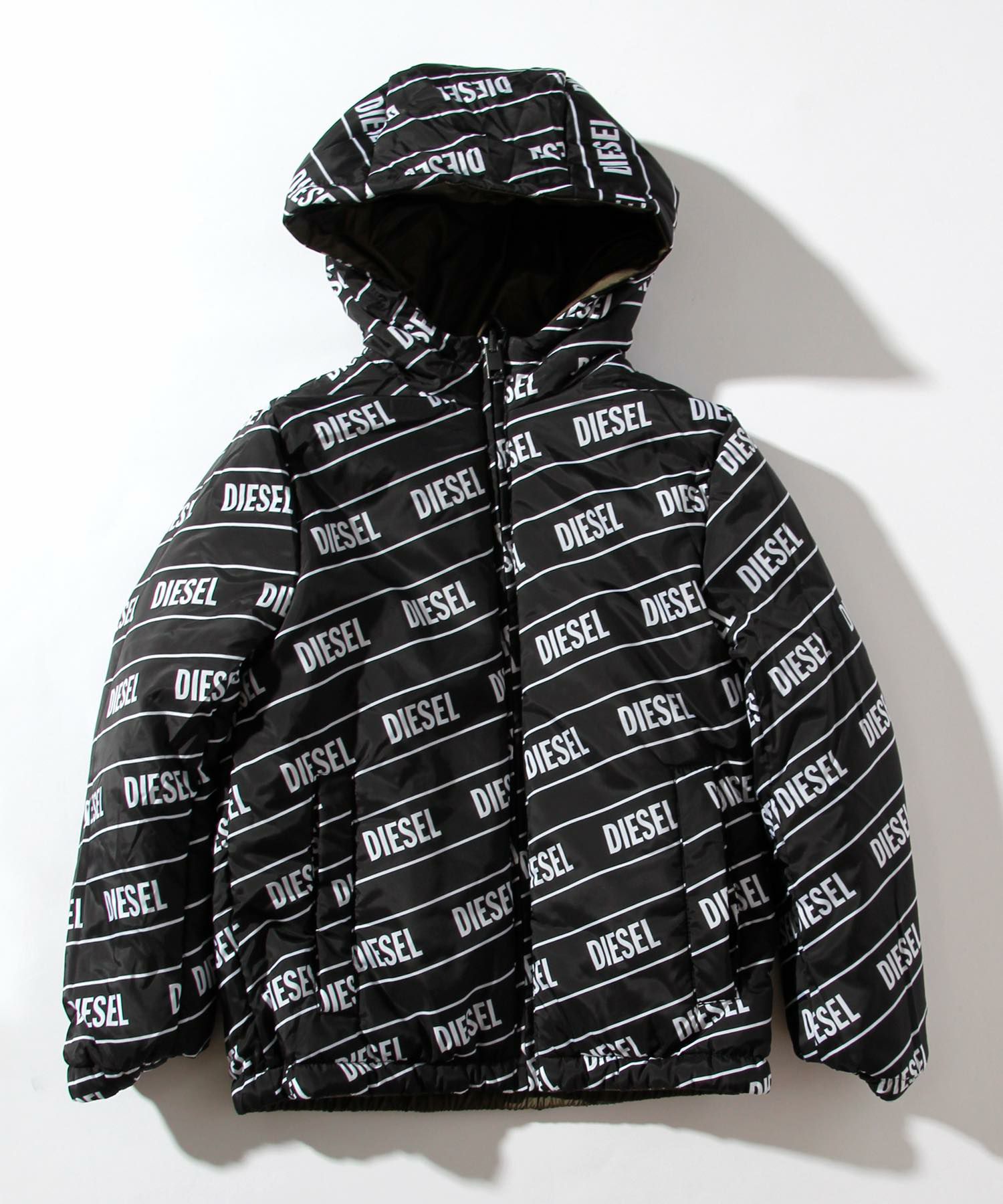 DIESEL(ディーゼル)Kids & Junior フーディーブルゾンリバーシブル 
