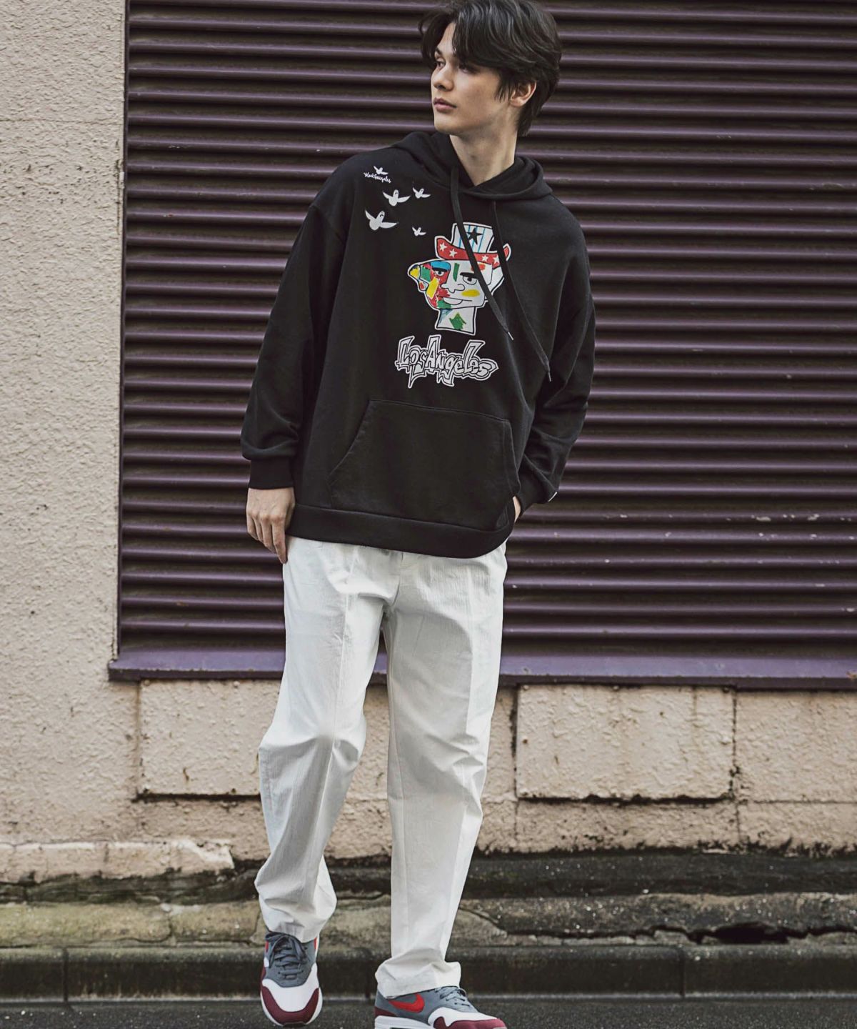 Mark Gonzales(マーク ゴンザレス)スウェットプルオーバーフーディー