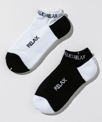 1PIU1UGUALE3 RELAX(ウノピゥウノウグァーレトレ リラックス)ロゴパイルアンクルソックス 8月下旬お届け