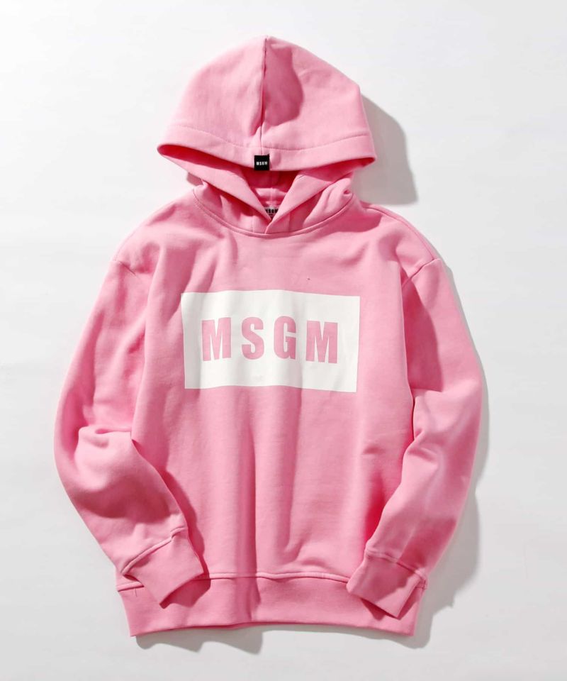 MSGM(エムエスジーエム)Kids & Junior プールオーバーパーカー 