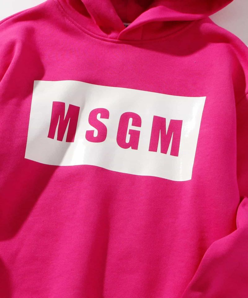 MSGM(エムエスジーエム)Kids & Junior プールオーバーパーカー