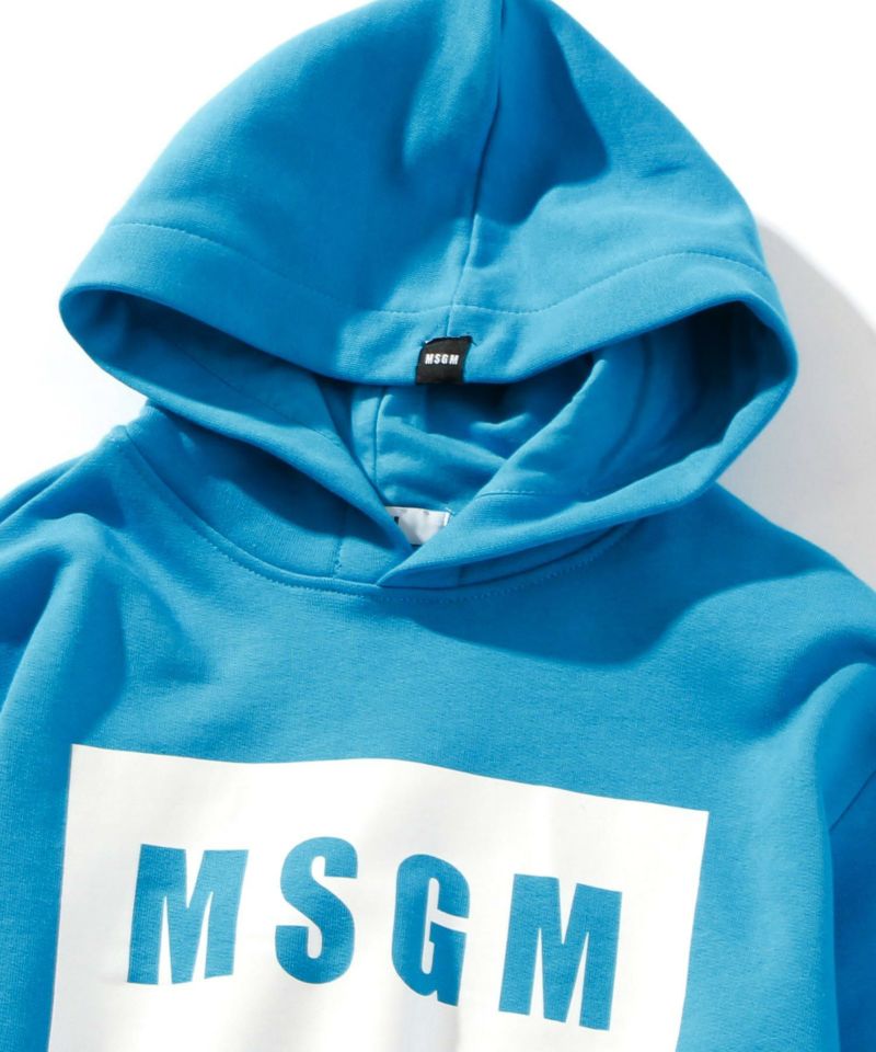 MSGM(エムエスジーエム)Kids & Junior プールオーバーパーカー 