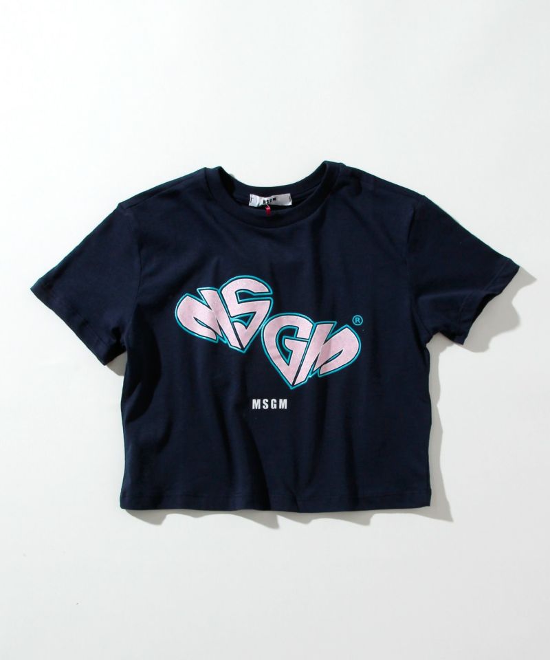 MSGM(エムエスジーエム)Kids & Junior プリント半袖Tシャツ | SHIFFON