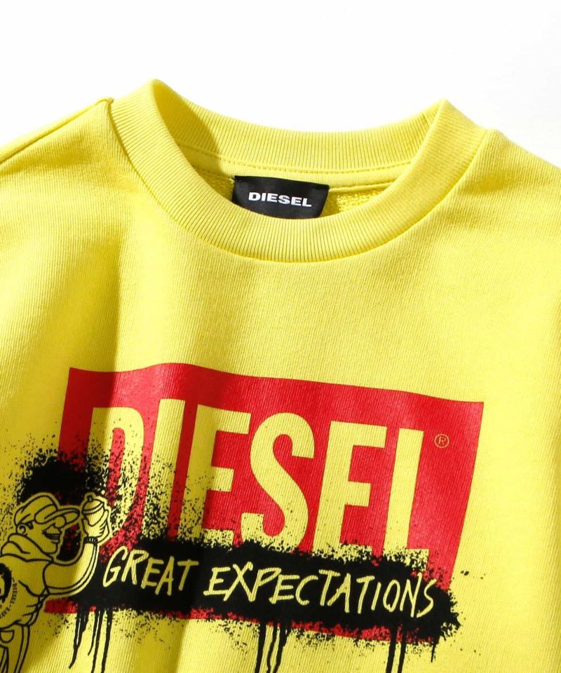 DIESEL(ディーゼル)Kids & Junior プリント長袖スウェットカットソー