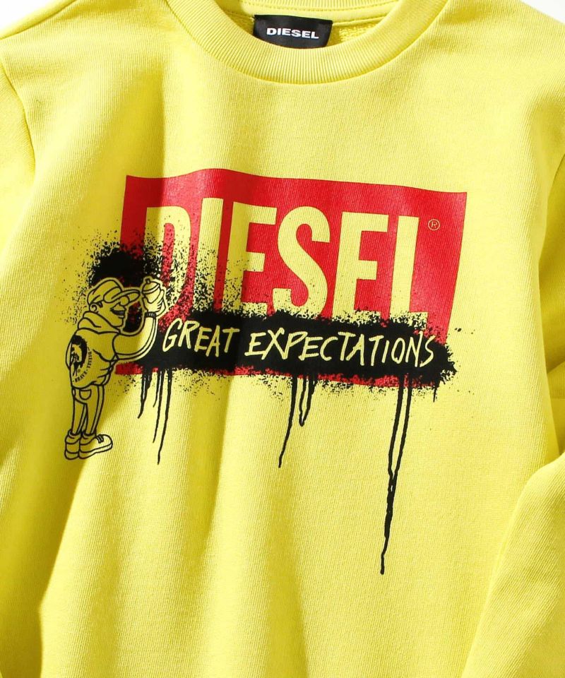 DIESEL(ディーゼル)Kids & Junior プリント長袖スウェットカットソー