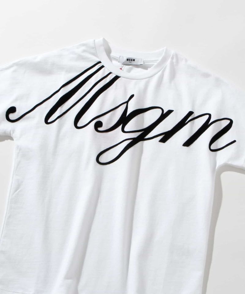 MSGM kids ロゴプリントTシャツ 14y