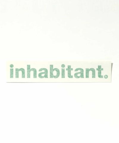 inhabitant(インハビタント)Inhabitant logo sticker ステッカー