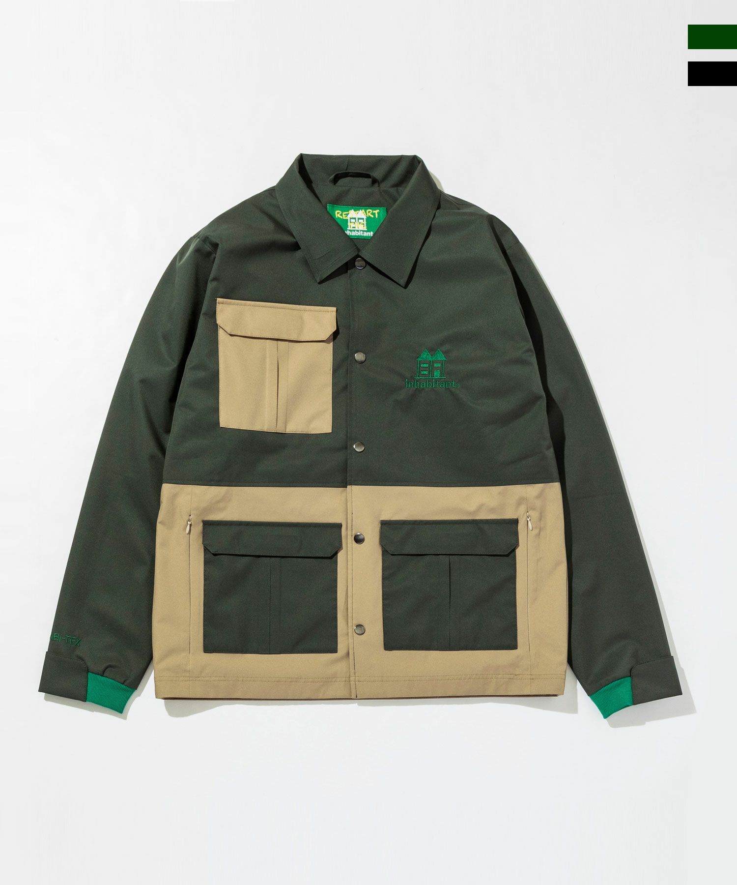 inhabitant(インハビタント)ECO NYLON Polyester Taffeta 2L 