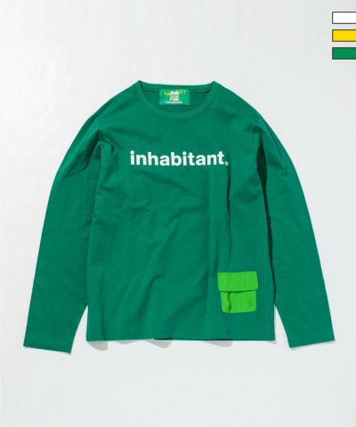 inhabitant(インハビタント)Cotton heavy jersey Tシャツ/長袖