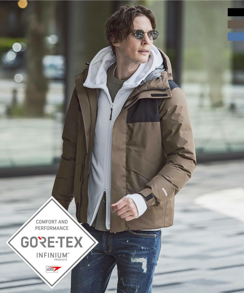 +phenix(プラスフェニックス)GORE-TEX INFINIUM Bicolor Down Jacket  ダウンジャケット/撥水/防風/ゴアテックスインフィニアム | SHIFFON公式通販サイト｜SHIFFON ONLINE STORE