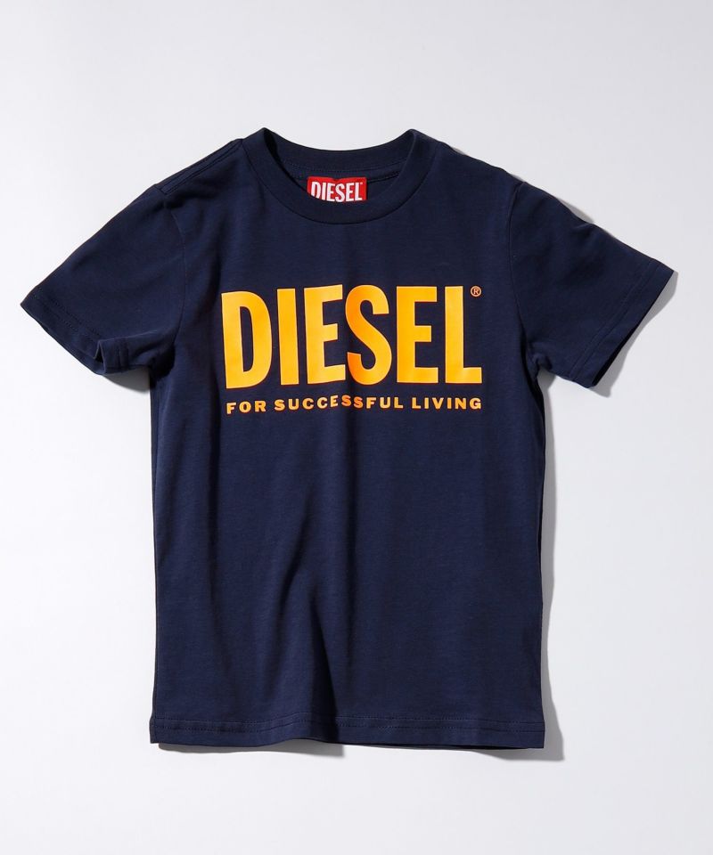 【人気デザイン】DIESEL ディーゼル　ツートンカラーシャツ半袖　刺繍ロゴ