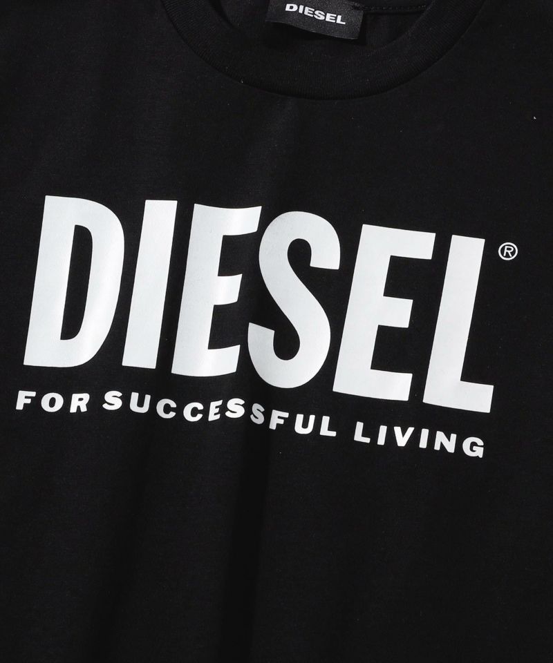 新品 S DIESEL ブランド ロゴ Tシャツ カットソー 白 D4