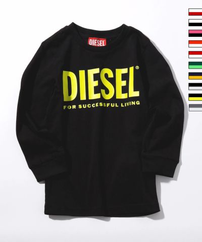 DIESEL(ディーゼル)Baby ブランドロゴ長袖Tシャツカットソー