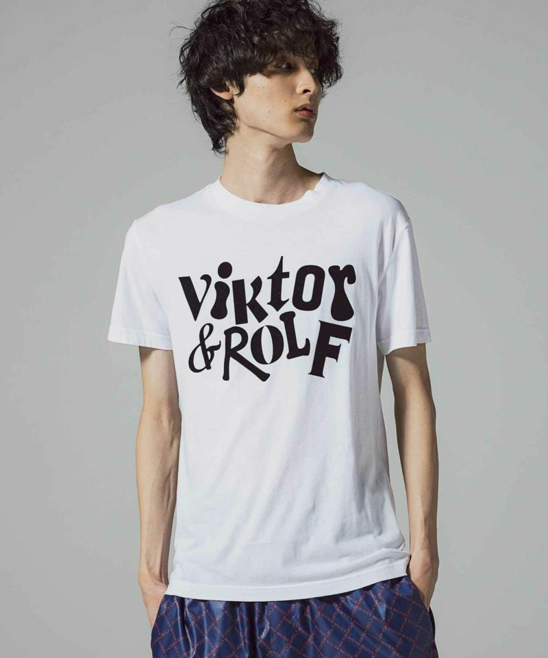 VIKTOR&ROLF(ヴィクター＆ロルフ)VIKTOR&ROLFプリントTシャツ/LOGO T