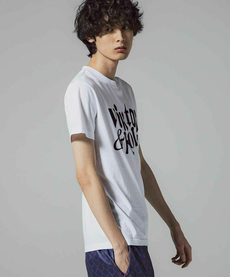 VIKTOR&ROLF(ヴィクター＆ロルフ)VIKTOR&ROLFプリントTシャツ/LOGO T