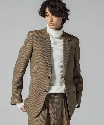 VIKTOR&ROLF(ヴィクター＆ロルフ)チェックジャケット/JAPANESE CHECK BLAZER(ベージュ)