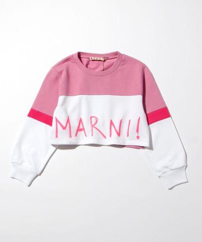 MARNI(マルニ)Kids & Junior ブランドロゴプリント半袖Tシャツ