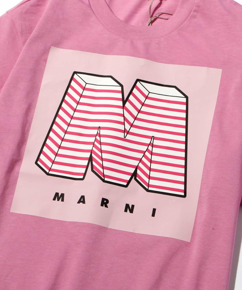 MARNI（マルニ）Kids & Junior ワンポイント半袖Tシャツカットソー-