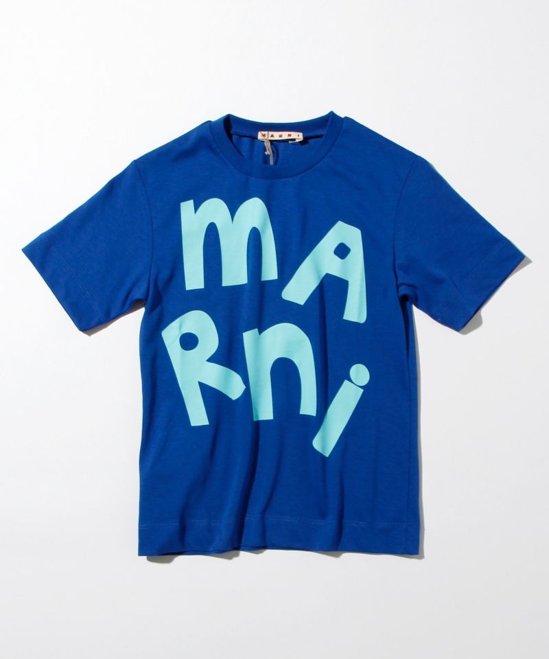 MARNI(マルニ)Kids & Junior ブランドロゴプリント半袖Tシャツ 