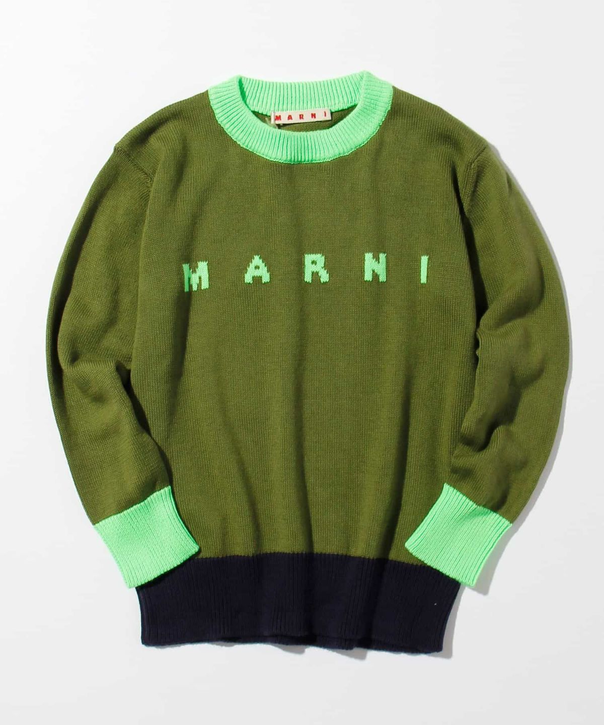 MARNI(マルニ)Kids u0026 Junior ブランドロゴ長袖ニットセーター | SHIFFON公式通販サイト｜SHIFFON ONLINE  STORE