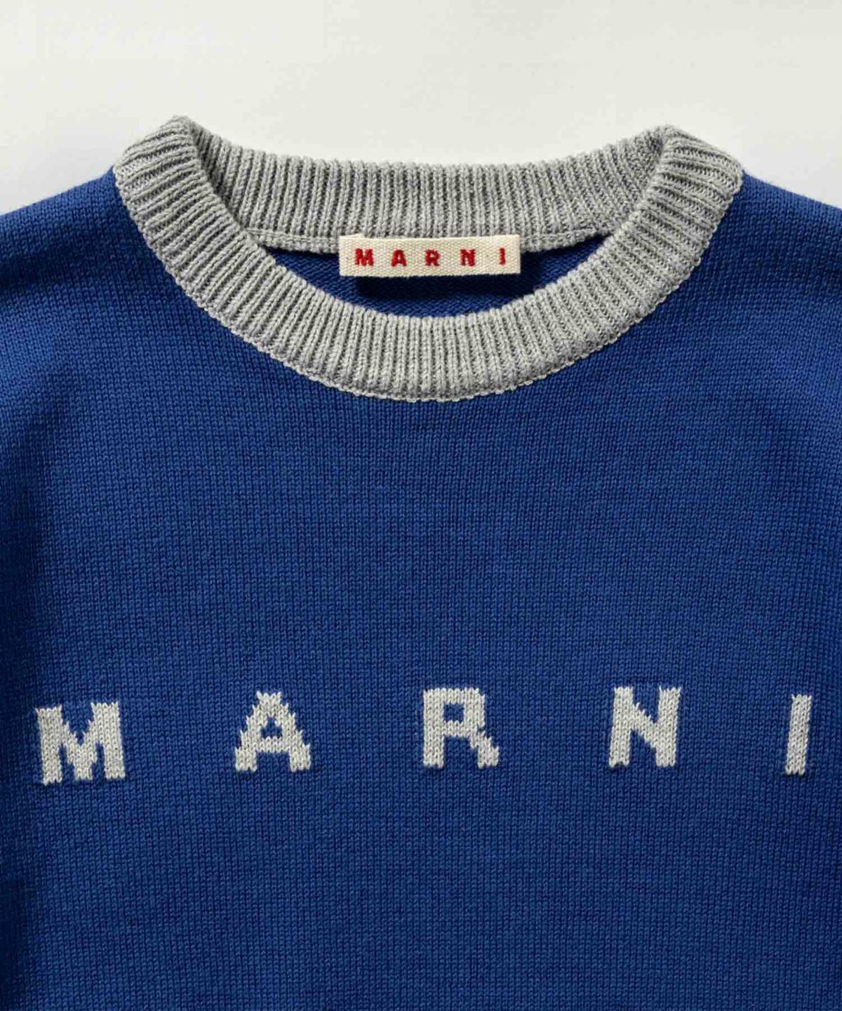 MARNI(マルニ)Kids & Junior ブランドロゴ長袖ニットセーター