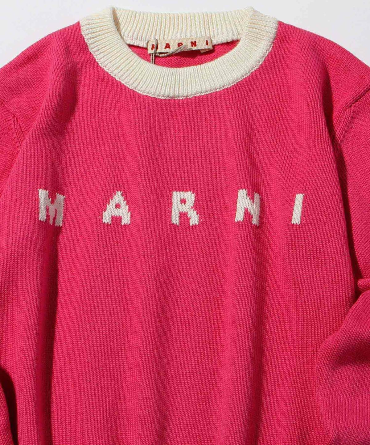 MARNI(マルニ)Kids & Junior ブランドロゴ長袖ニットセーター | SHIFFON公式通販サイト｜SHIFFON ONLINE  STORE