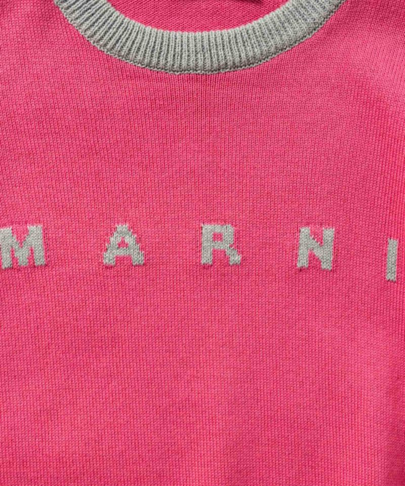 MARNI(マルニ)Kids & Junior ブランドロゴ長袖ニットセーター MARNI(マルニ)Kids & Junior ブランドロゴ長袖ニットセーター