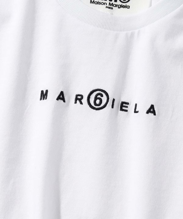 MM6 Maison Margiela(エムエム6 メゾン マルジェラ)Kids & Junior バイカラー半袖Tシャツカットソー