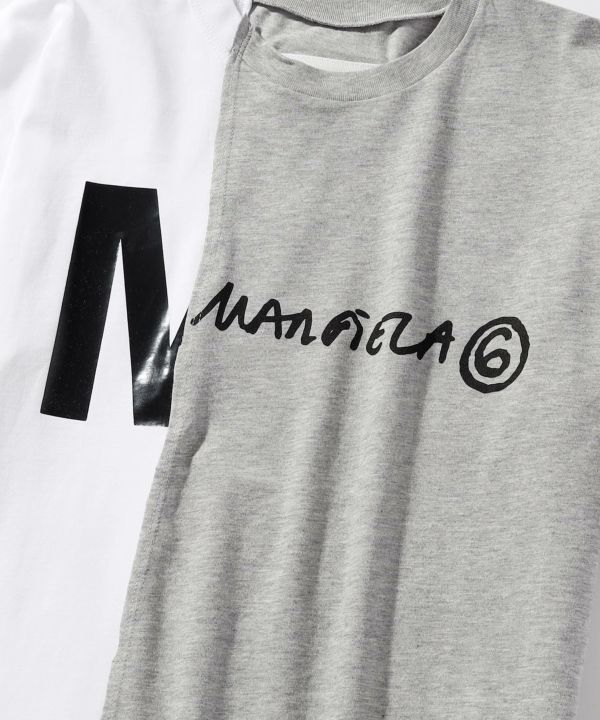 訳あり MAISON MARGIELA メゾンマルジェラ ロゴ Tシャツ Lサイズ T