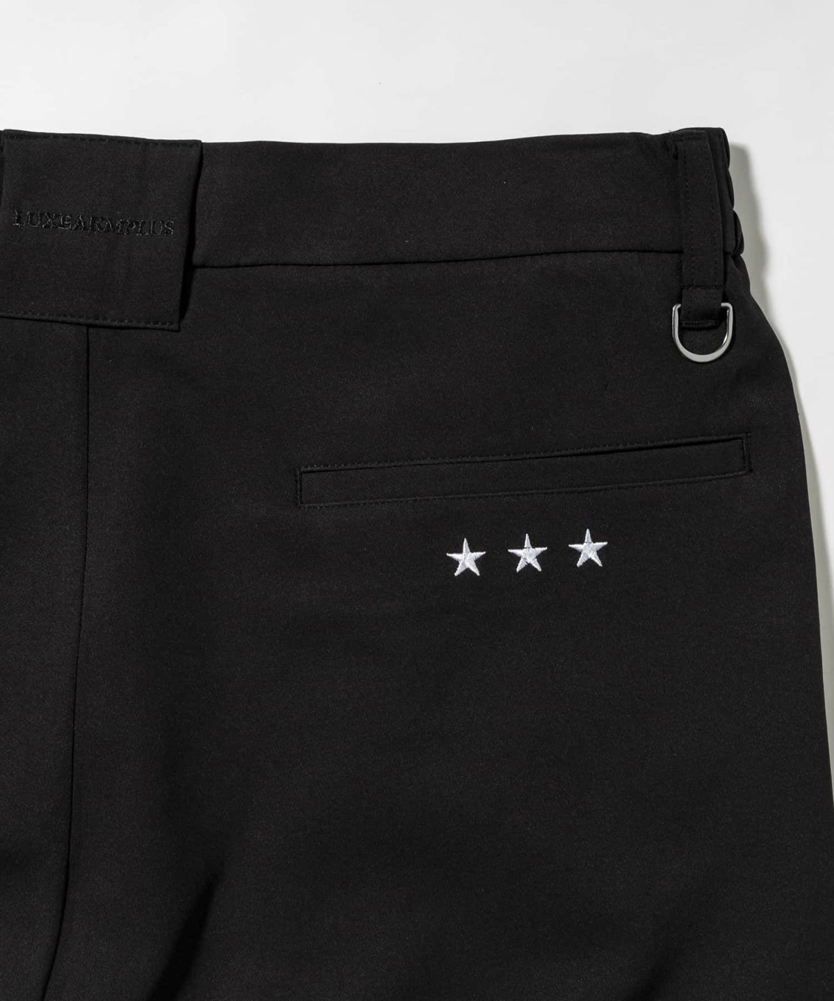 LUXEAMPLUS ブラックパンツ　新品 LUXEAKMPLUS ブラックパンツ ゴルフ M