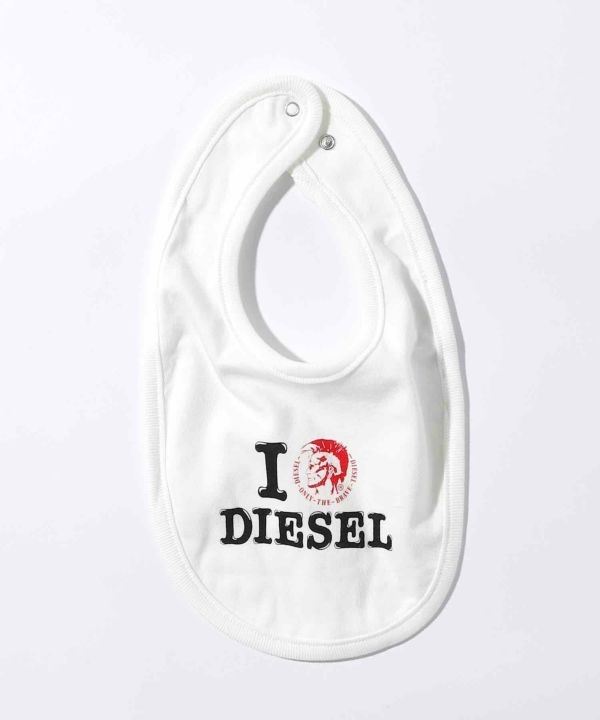 セール 登場から人気沸騰 DIESEL BABY スタイ帽子 2点セット