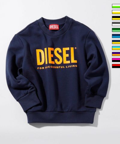 DIESEL(ディーゼル)Kids & Junior ブランドロゴプリント長袖スウェット